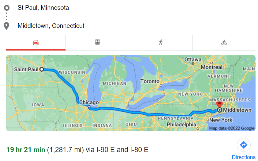 map from her to Middletwon