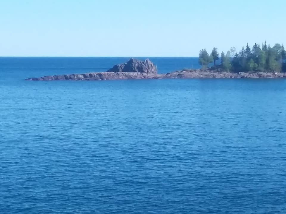 Somehow I took a picture of the cove and missed the signature rock. Alas.